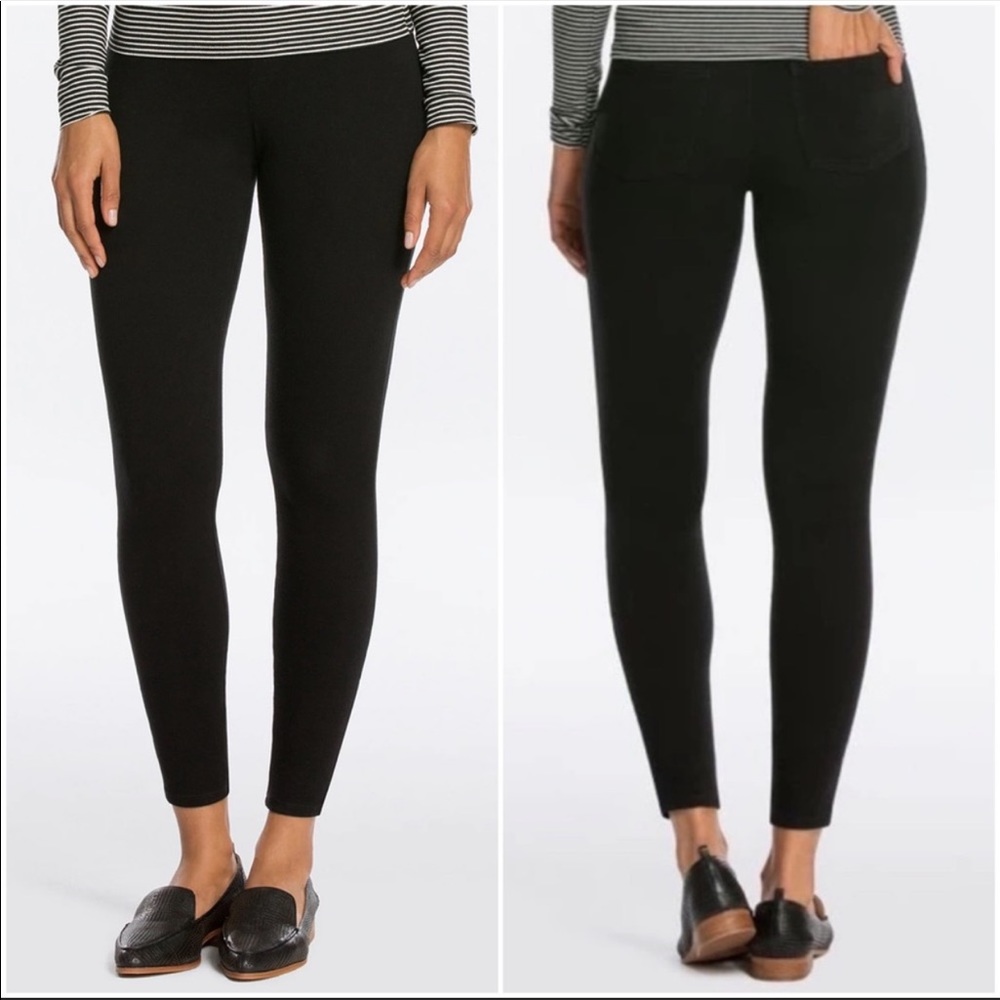 SPANX Jeanish Ankle Leggings Black Size S